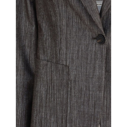 Gelber Blazer aus Polyester von Brunello Cucinelli
