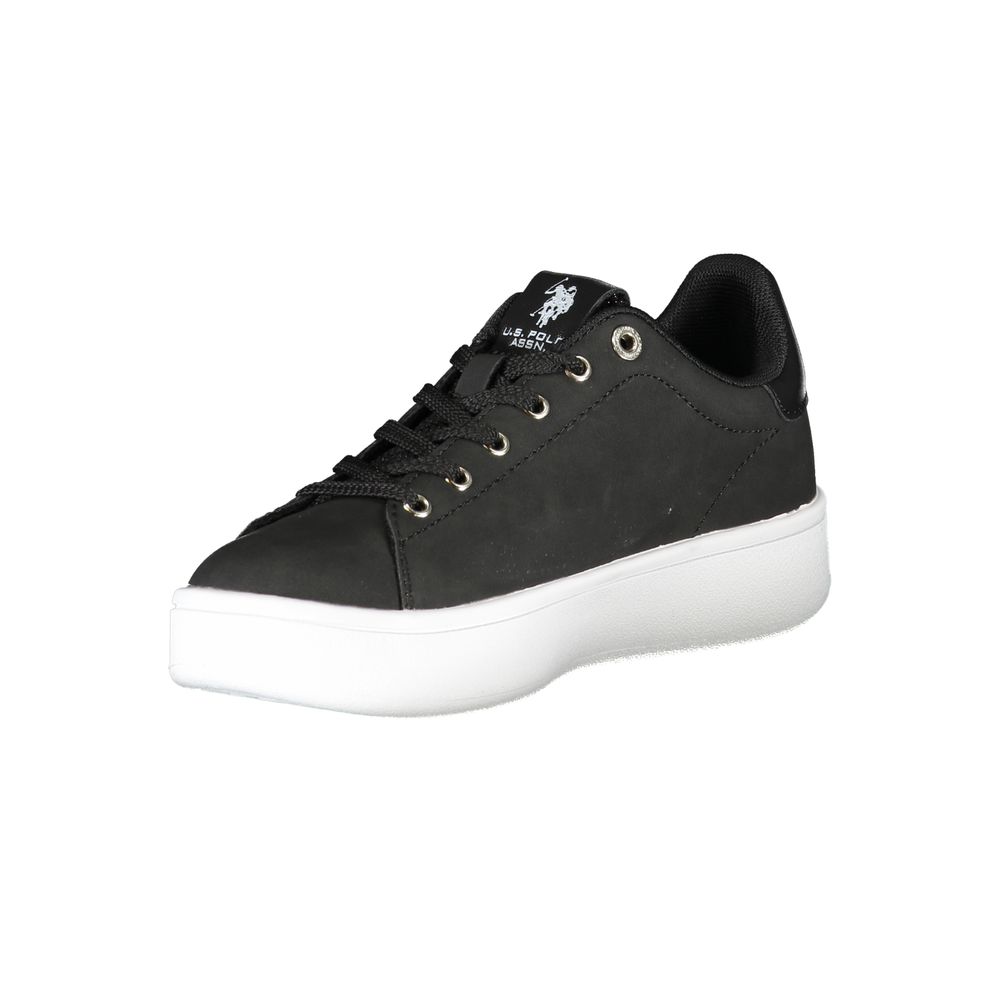 US POLO ASSN. Schwarze Polyester-Damen-Sneaker