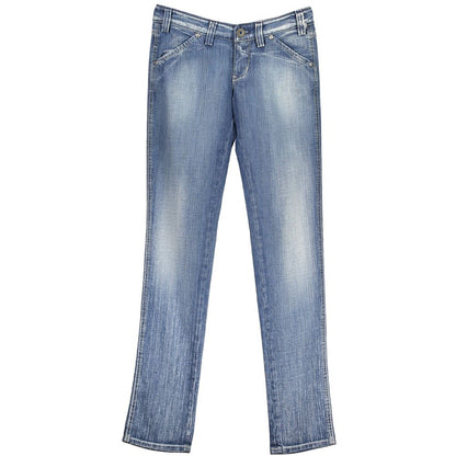 RE-START Damenjeans aus blauer Baumwolle