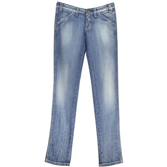 RE-START Damenjeans aus blauer Baumwolle