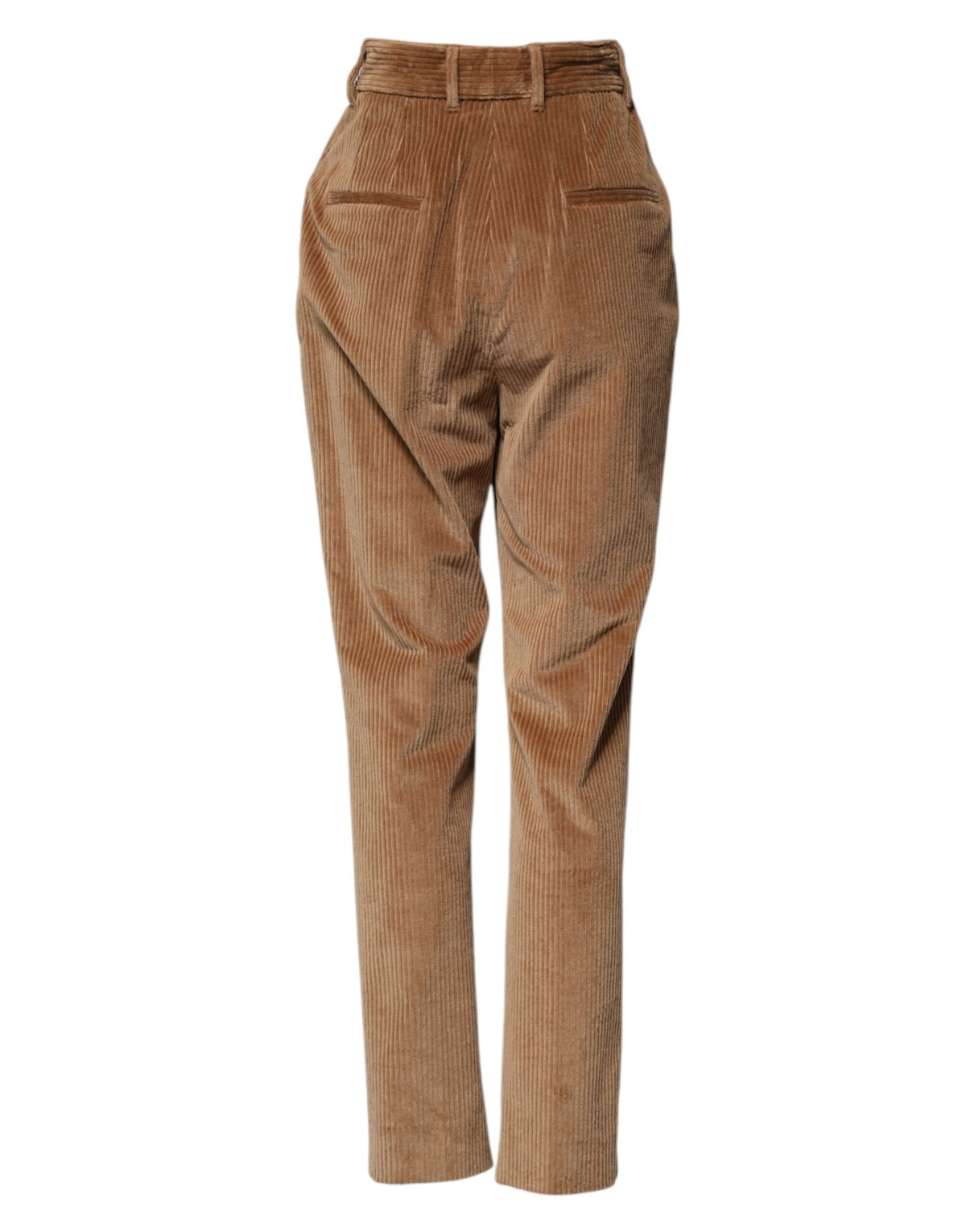 Dolce &amp; Gabbana – Karottenhose aus braunem Baumwollcord