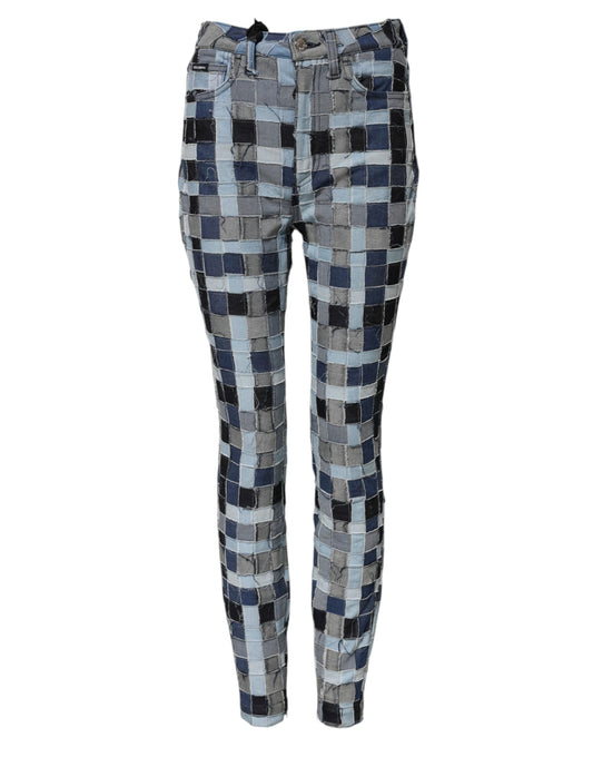 بنطلون جينز ضيق متعدد الألوان من دولتشي آند غابانا