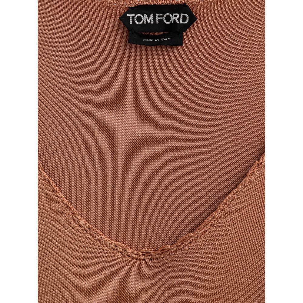Tom Ford Orange Viskose Lang