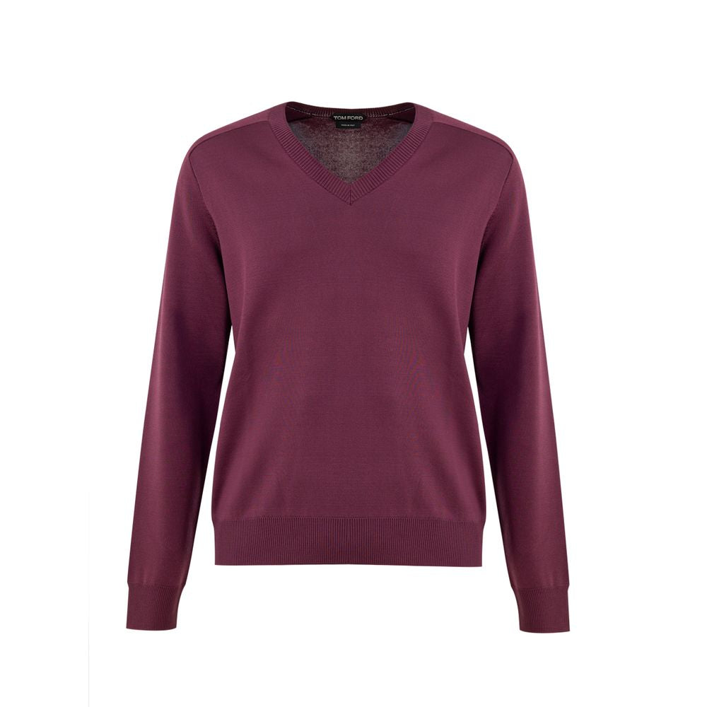 Lila Seidenpullover von Tom Ford