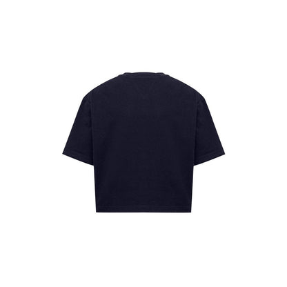 Bottega Veneta Blaues Baumwoll-T-Shirt