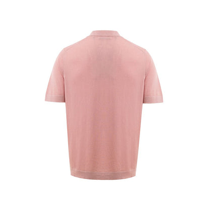 Gran Sasso Poloshirt aus rosa Baumwolle