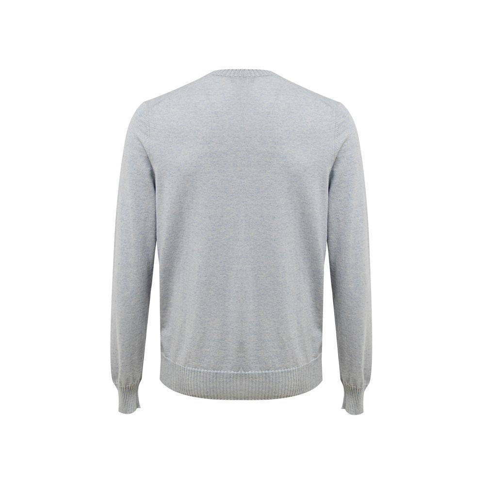 Gran Sasso Blue Cotton Sweatshirt