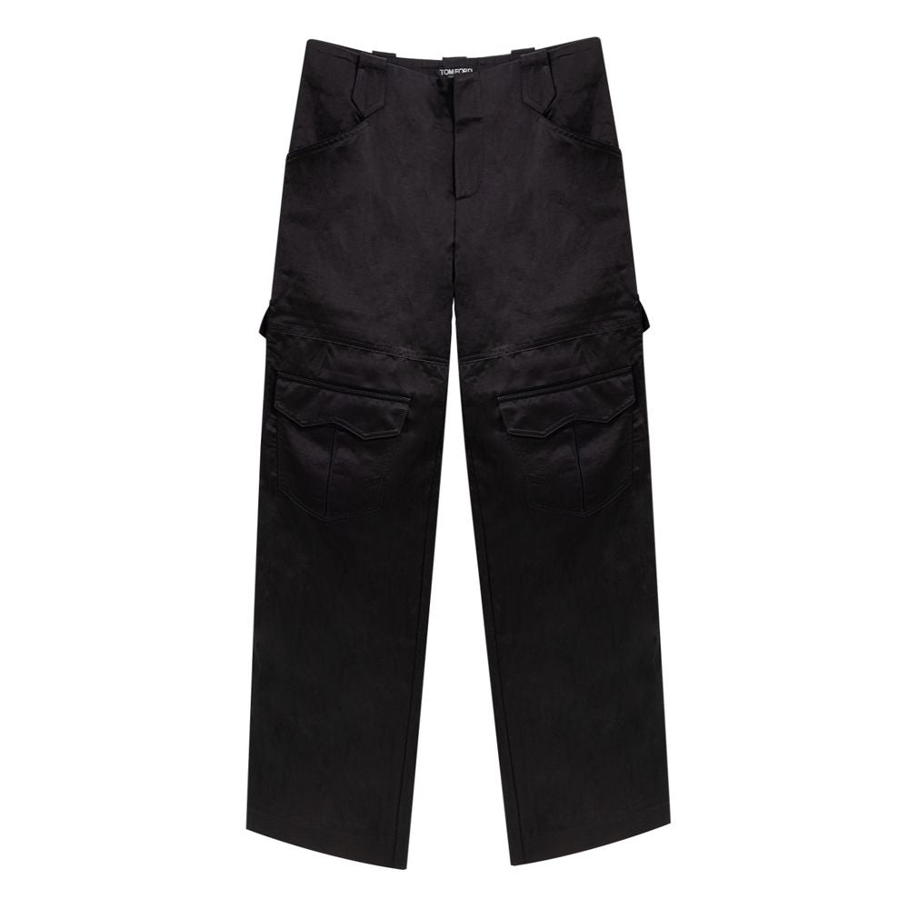 Tom Ford – Cargohose aus schwarzer Viskose