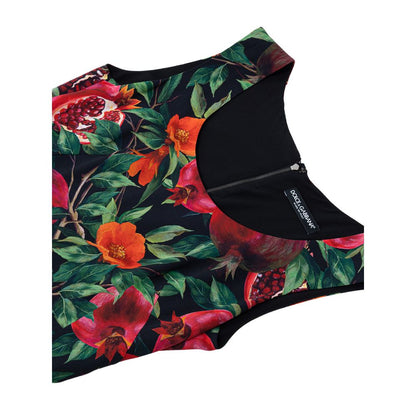 Dolce &amp; Gabbana Zweifarbige Viskose Lang