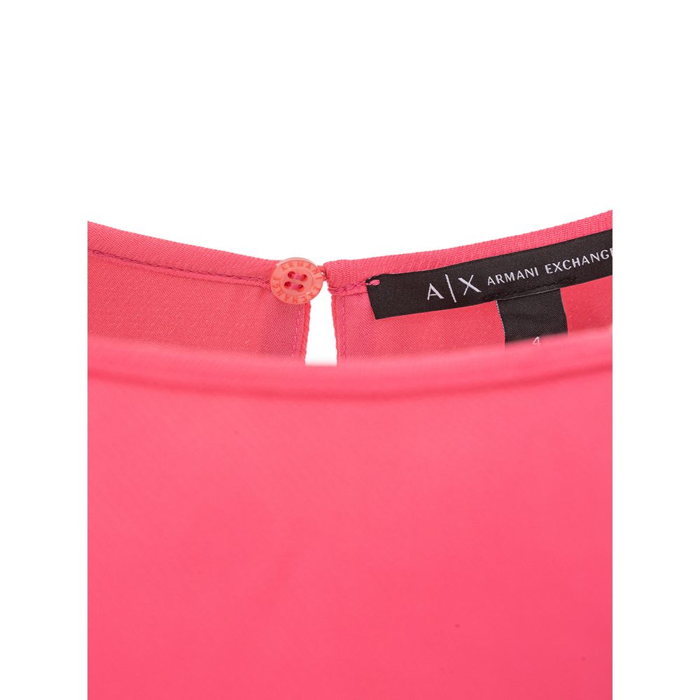 Armani Exchange – Viskose-Shorts in Fuchsie