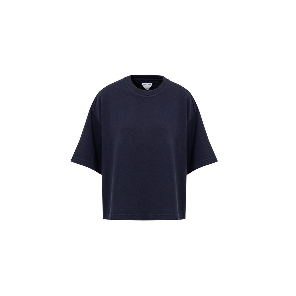 Bottega Veneta Blaues Baumwoll-T-Shirt