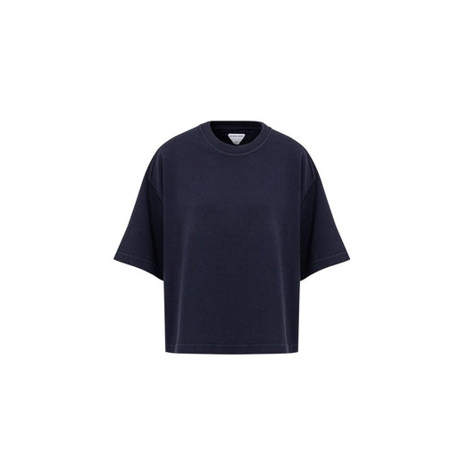 Bottega Veneta Blaues Baumwoll-T-Shirt