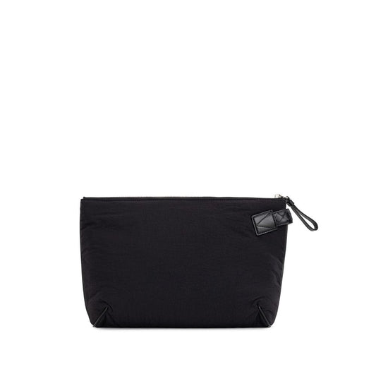 Bottega Veneta Schwarze Nylon-Clutch