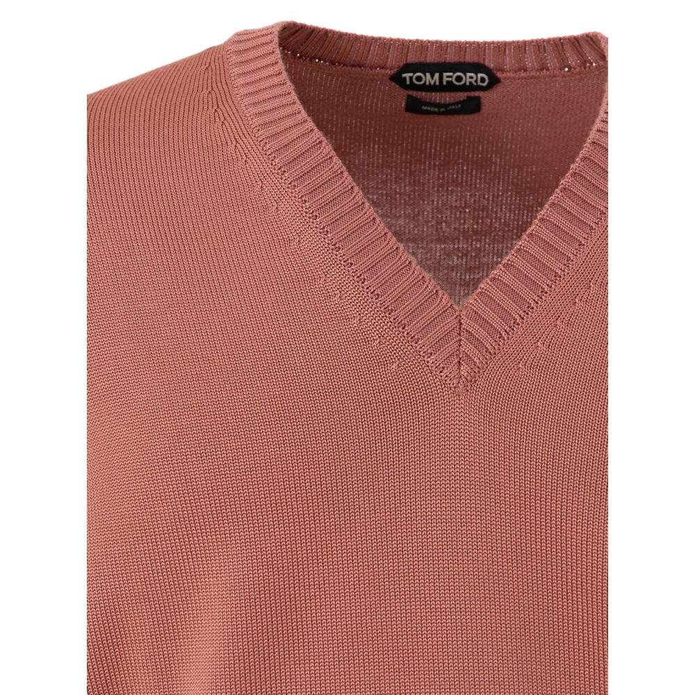Rosa Seidenpullover von Tom Ford