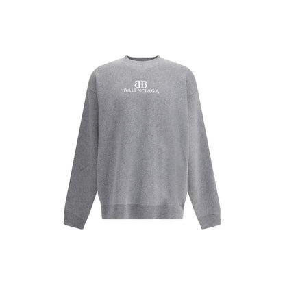 Balenciaga Graues Baumwoll-Sweatshirt