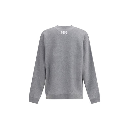 Balenciaga Graues Baumwoll-Sweatshirt
