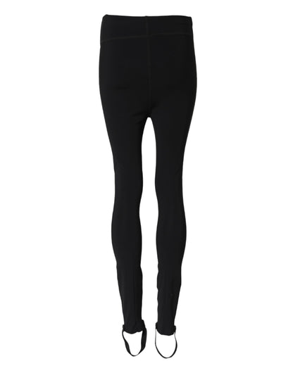 Dolce &amp; Gabbana – Schwarze Leggings mit hoher Taille 