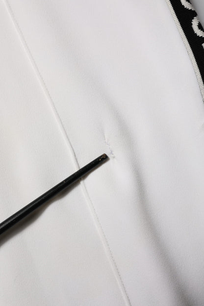 بنطال رياضي من دولتشي آند غابانا، مصنوع من الفيسكوز الأبيض 