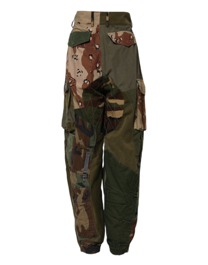 Dolce &amp; Gabbana – Mehrfarbige Cargohose mit Camouflage-Muster 