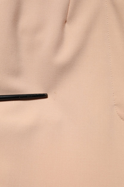 Dolce &amp; Gabbana Beige Polyester-Hosen mit mittlerer Taille 