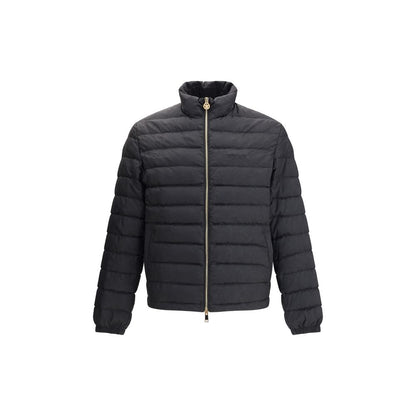 Versace Jacke aus schwarzem Polyester.