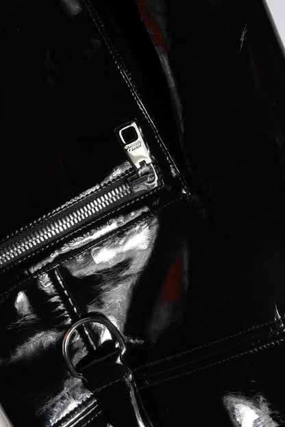 Dolce &amp; Gabbana – Schwarze Cargo-Bootcut-Hose mit hoher Taille