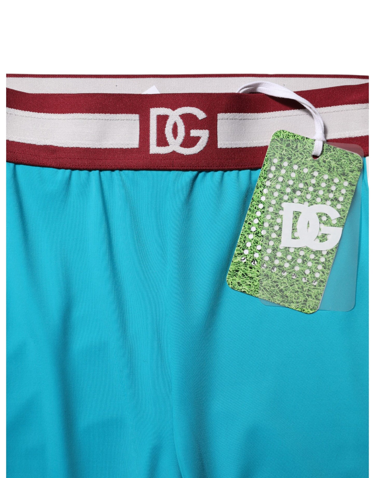 Dolce &amp; Gabbana – Eng geschnittene Leggings aus blauem Nylon 