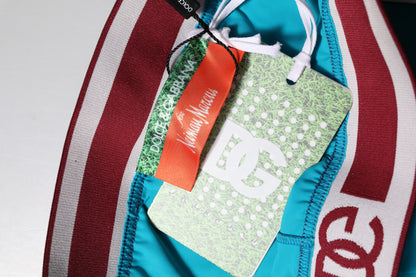 Dolce &amp; Gabbana – Eng geschnittene Leggings aus blauem Nylon 