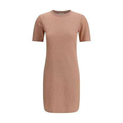 Fendi Baumwoll-Freizeitkleid in Multicolor