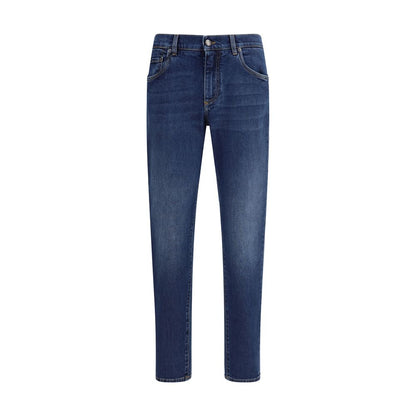 Dolce &amp; Gabbana Blaue Baumwolljeans aus Denim