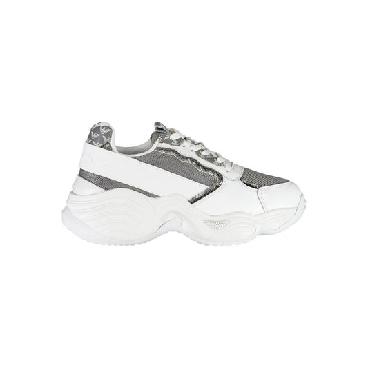Emporio Armani – Weißer Polyester-Sneaker