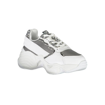 Emporio Armani – Weißer Polyester-Sneaker