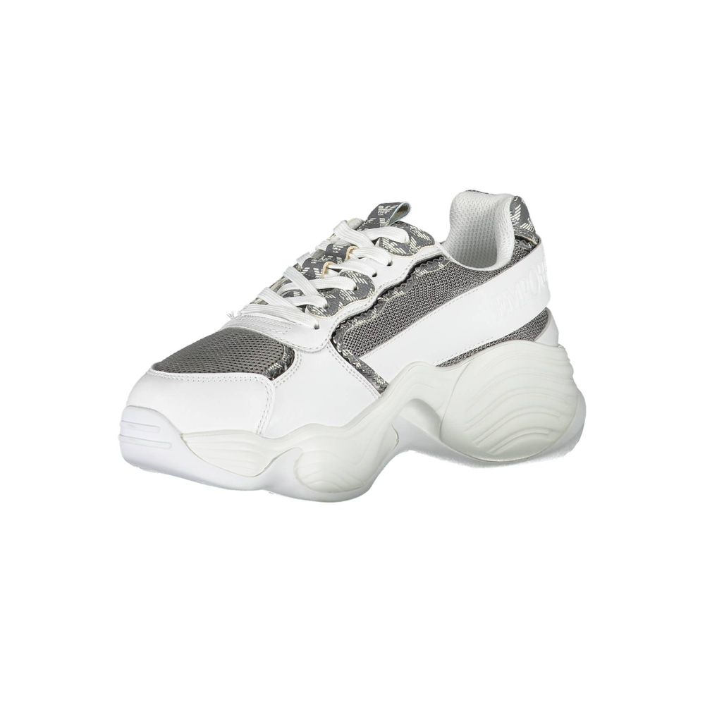 Emporio Armani – Weißer Polyester-Sneaker