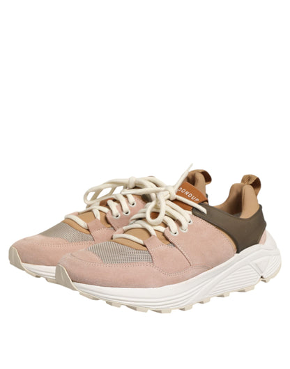 Dondup Mehrfarbige Wildleder Low Top Damen Sneakers Schuhe