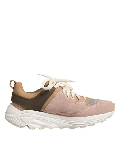 Dondup Mehrfarbige Wildleder Low Top Damen Sneakers Schuhe