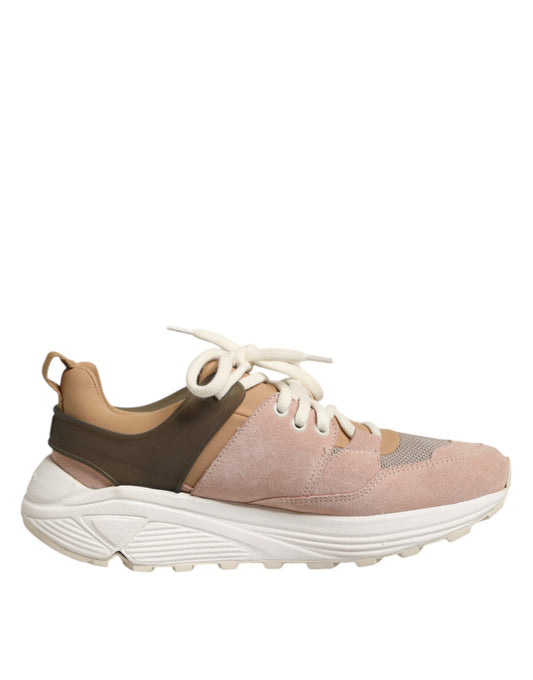 Dondup Mehrfarbige Wildleder Low Top Damen Sneakers Schuhe