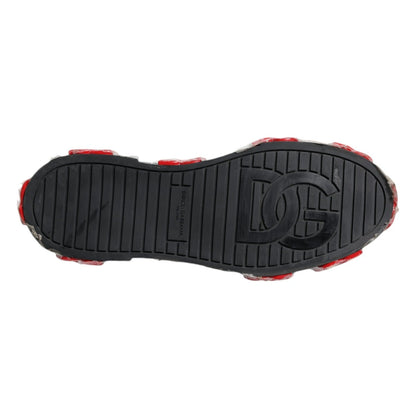 Dolce &amp; Gabbana Multicolor Camouflage High Top Sneakers Schuhe