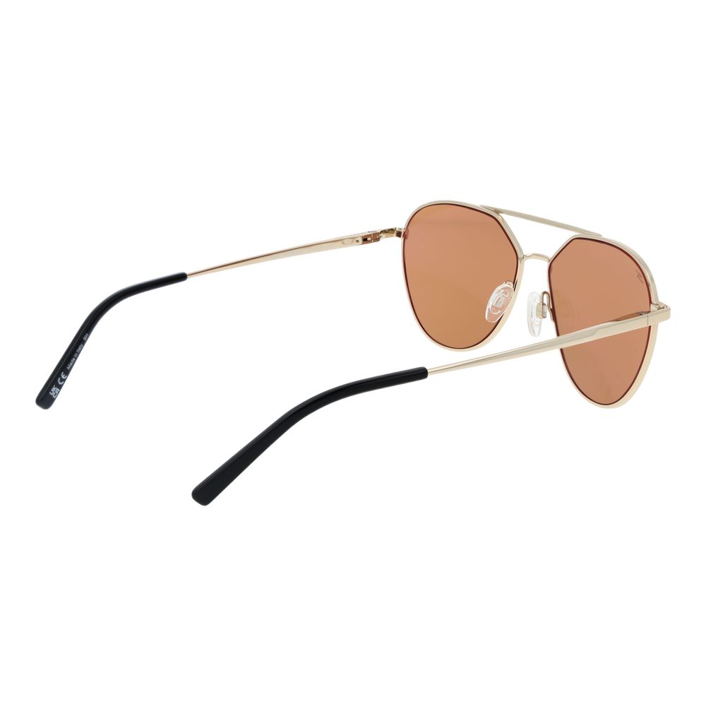 Serengeti Gold Plastic Sunglasses