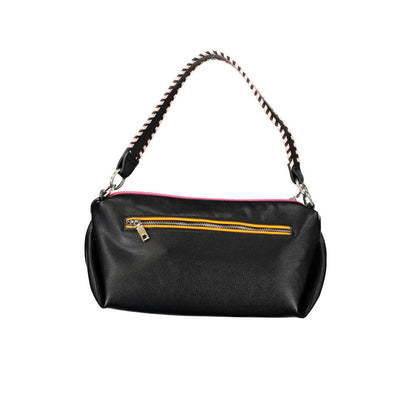 Desigual Schwarze Polyethylen-Handtasche