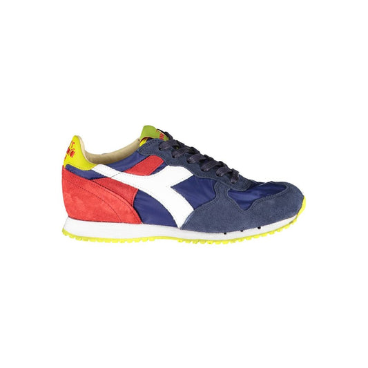 Diadora – Blauer Stoff-Sneaker
