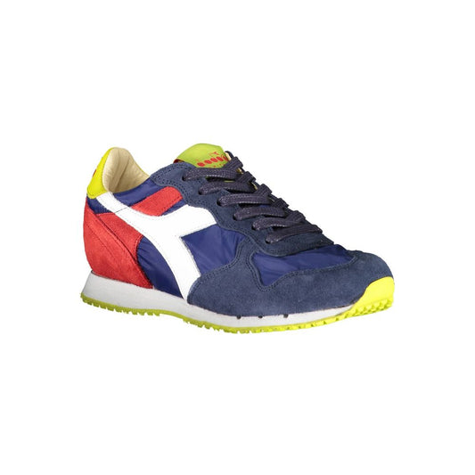 Diadora – Blauer Stoff-Sneaker