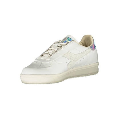 Diadora White Fabric Sneaker
