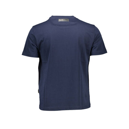 Plein Sport Blue Cotton T-Shirt