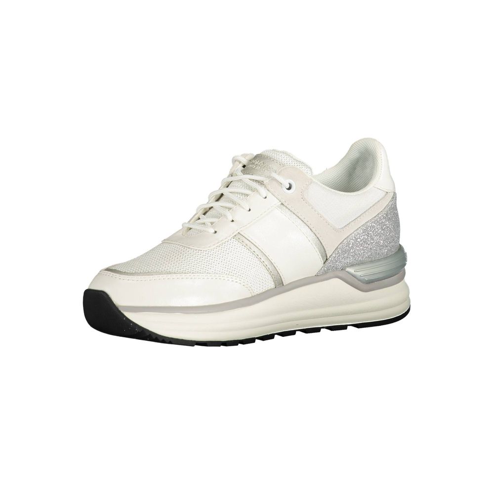 US POLO ASSN. Weißer Polyester-Sneaker