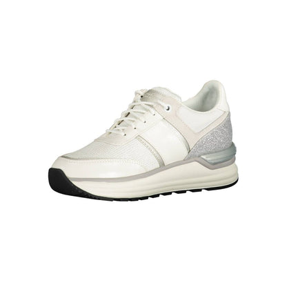 US POLO ASSN. Weißer Polyester-Sneaker