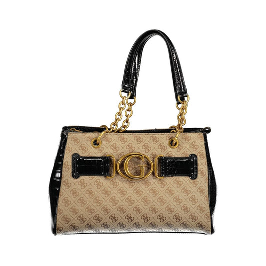 Guess Jeans Black Polyethylene Handbag