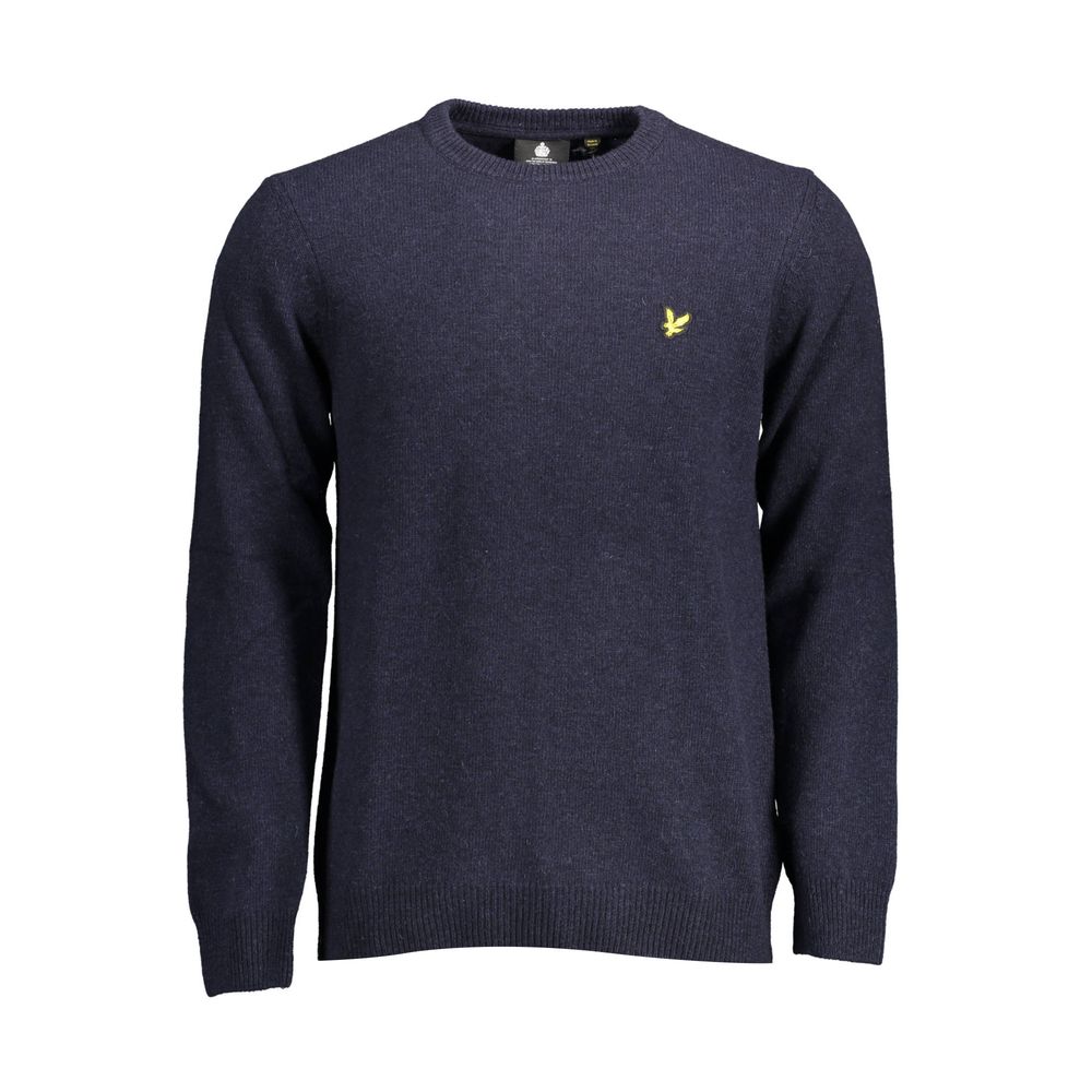 Blauer Wollpullover von Lyle &amp; Scott