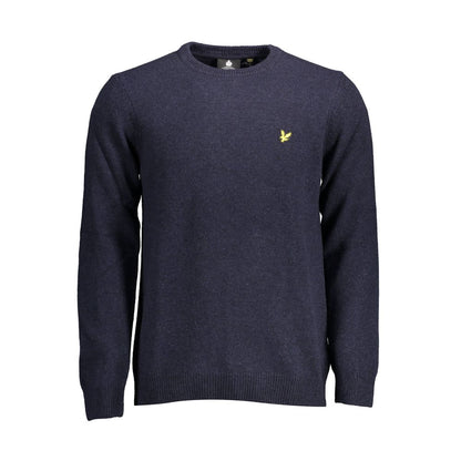 Blauer Wollpullover von Lyle &amp; Scott