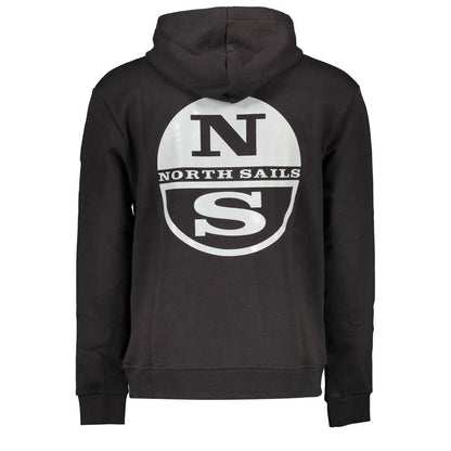 North Sails Black Cotton Men Sweater