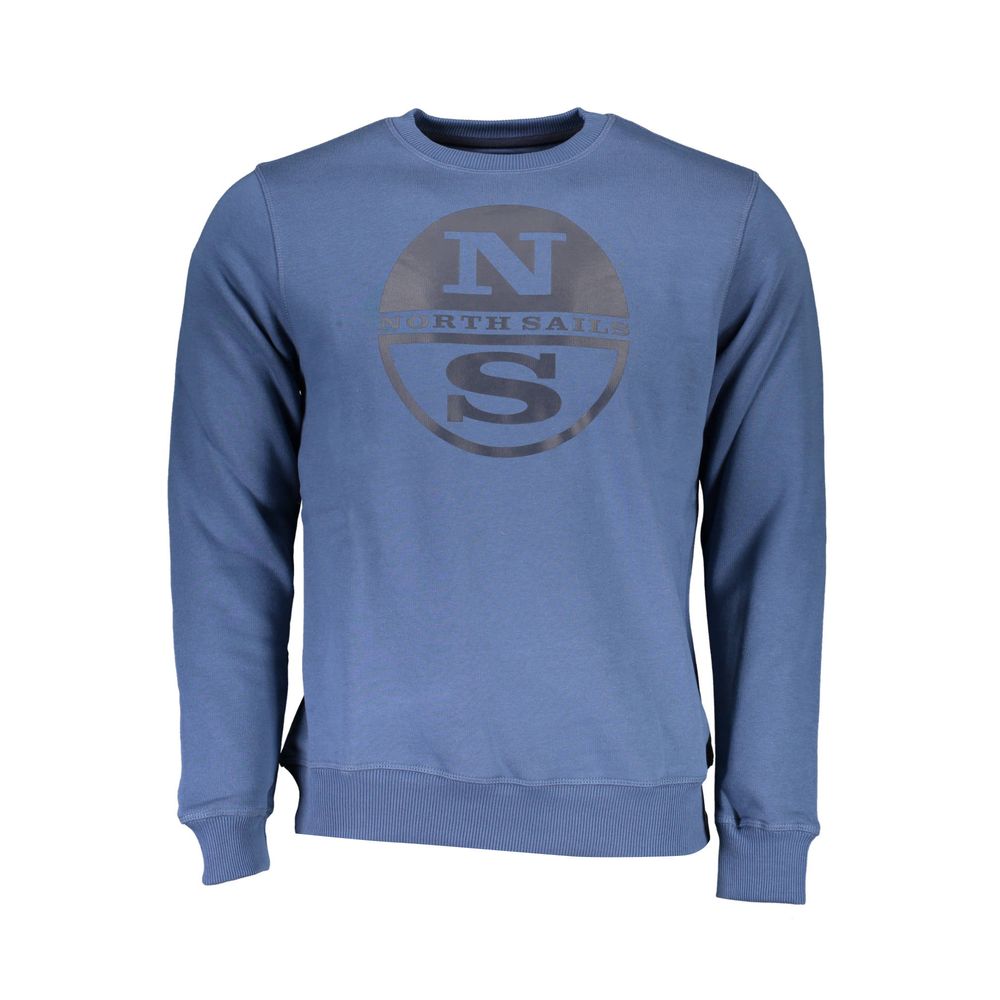North Sails Herrenpullover aus blauer Baumwolle